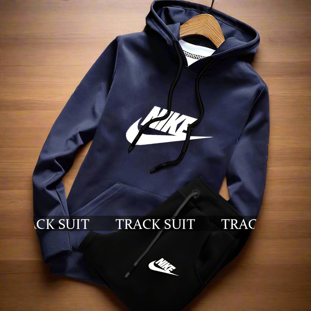 Nike Printed Tracksuit For Men (Hoodie + Trouser)